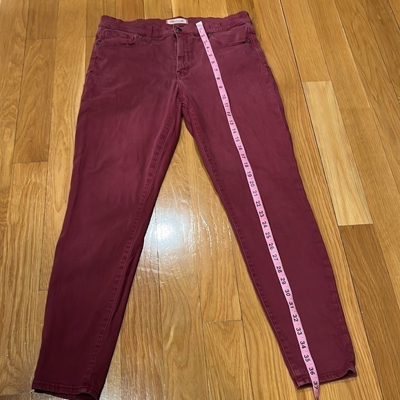MADEWELL 9 “ high riser skinny skinny pants size 32. - Picture 6 of 8